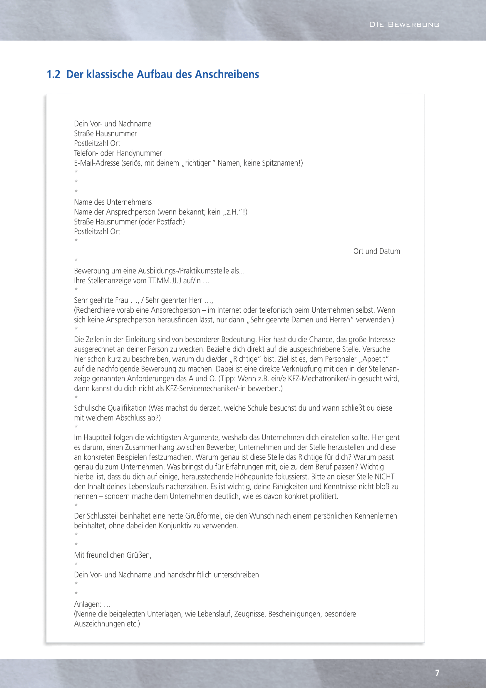 Anschreiben 1